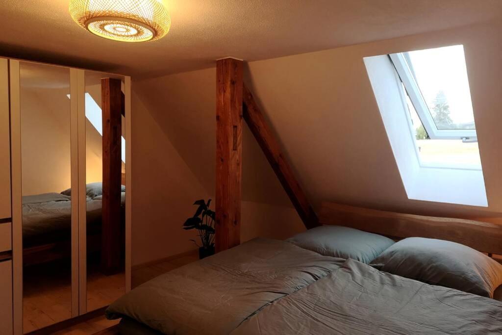 Ruhig gelegene, top moderne Ferienwohnung Neuhaus an Der Eger Buitenkant foto